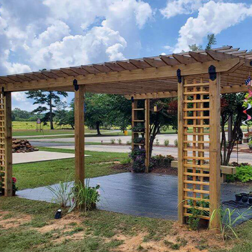 Plant Nursery Pergola by Victor Morrison
