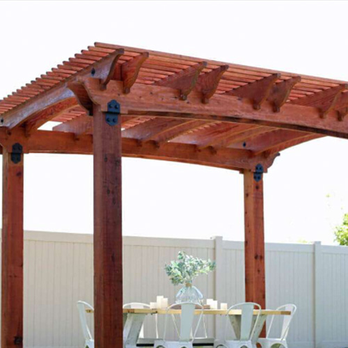 Redwood Pergola by Amy Baesler