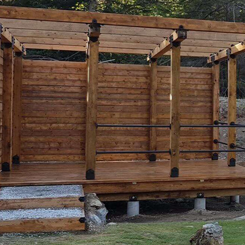 Covered Deck by Jason Brice